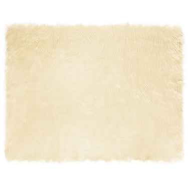 Vidaxl nep schapenvacht tapijt tafalla crème 240 x 340 cm polyester