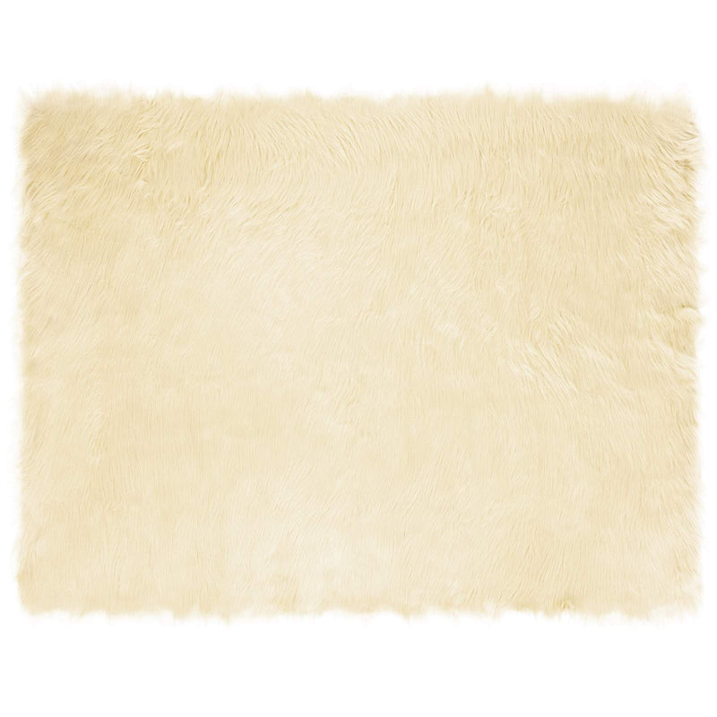 Chargez l'image dans la visionneuse de la galerie, Vidaxl nep schapenvacht tapijt tafalla crème 240 x 340 cm polyester

