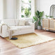 Vidaxl nep schapenvacht tapijt tafalla crème 160 x 160 cm polyester