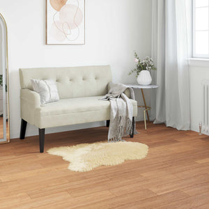 Vidaxl nep schapenvacht tapijt tafalla crème 80 x 120 cm polyester