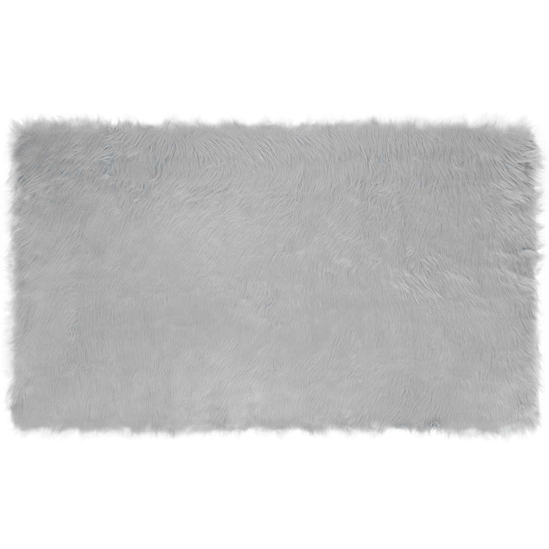 Chargez l'image dans la visionneuse de la galerie, Vidaxl nep schapenvacht tapijt tafalla grijs 100 x 200 cm polyester

