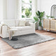 Vidaxl nep schapenvacht tapijt tafalla grijs 140 x 200 cm polyester
