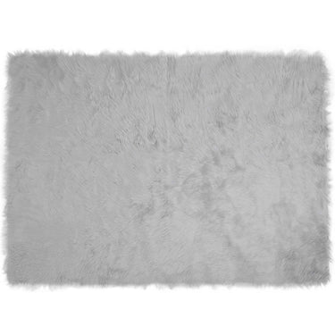Vidaxl nep schapenvacht tapijt tafalla grijs 160 x 230 cm polyester