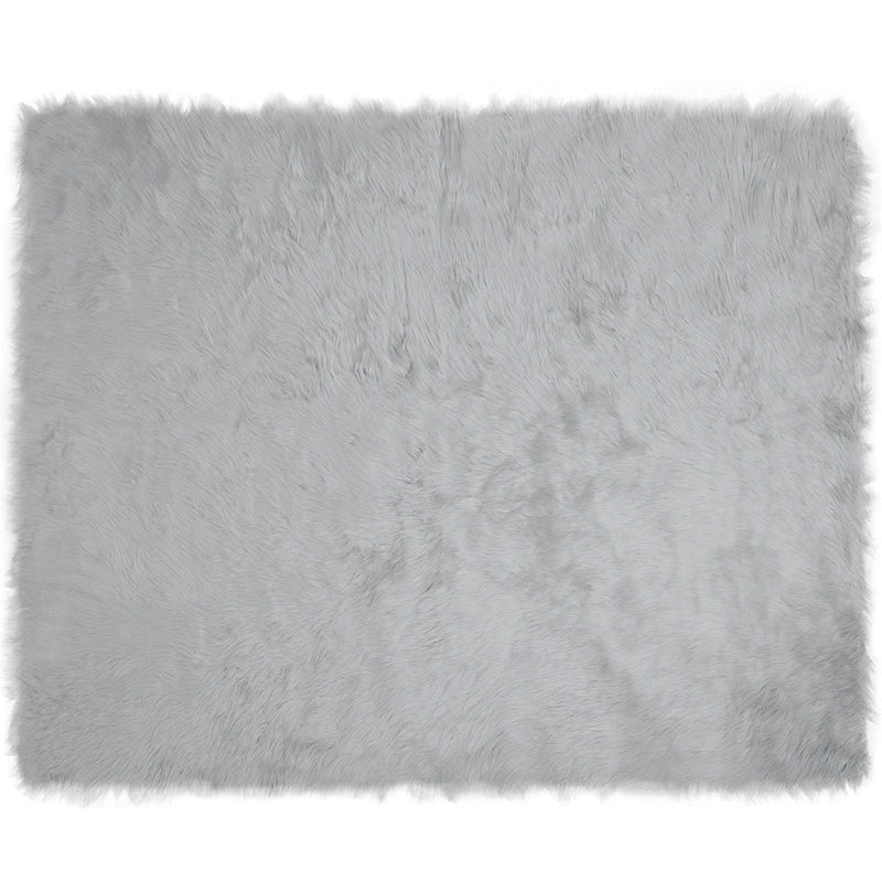 Chargez l'image dans la visionneuse de la galerie, Vidaxl nep schapenvacht tapijt tafalla grijs 200 x 280 cm polyester
