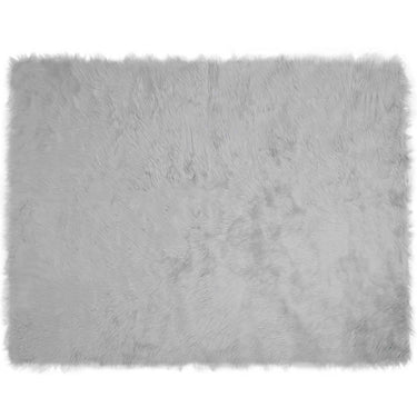 Vidaxl nep schapenvacht tapijt tafalla grijs 240 x 340 cm polyester