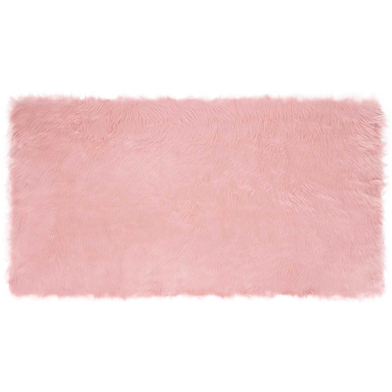 Chargez l'image dans la visionneuse de la galerie, Vidaxl nep schapenvacht tapijt tafalla roze 80 x 150 cm polyester
