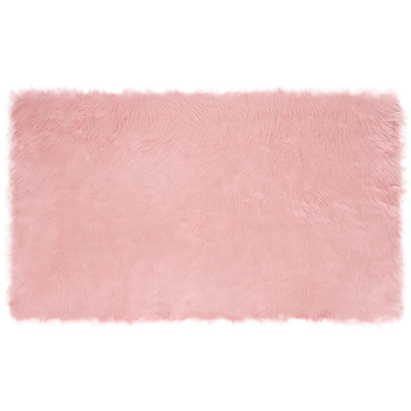ギャラリービューアに画像をロードする, Vidaxl nep schapenvacht tapijt tafalla roze 100 x 200 cm polyester
