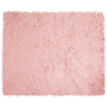 Vidaxl nep schapenvacht tapijt tafalla roze 200 x 280 cm polyester