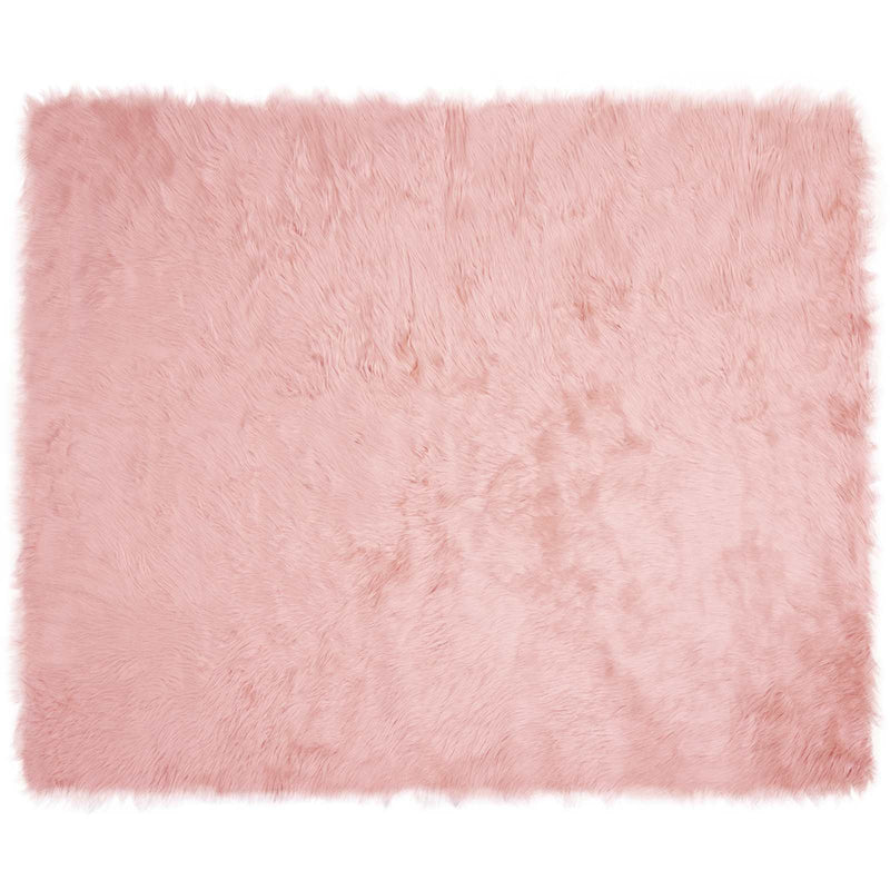Chargez l'image dans la visionneuse de la galerie, Vidaxl nep schapenvacht tapijt tafalla roze 200 x 280 cm polyester

