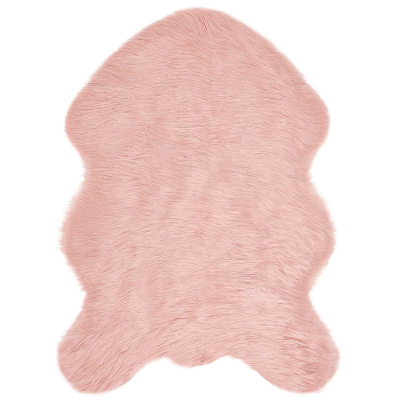 Chargez l'image dans la visionneuse de la galerie, Vidaxl nep schapenvacht tapijt tafalla roze 60 x 90 cm polyester
