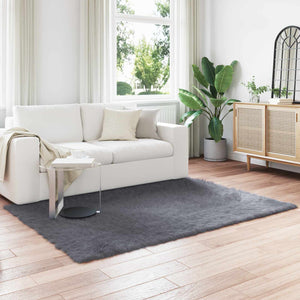 Vidaxl nep schapenvacht tapijt tafalla antraciet 160 x 230 cm