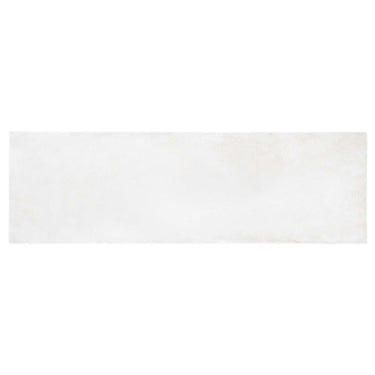 Vidaxl nep konijnenbont tapijt olite wit 80 x 250 cm polyester