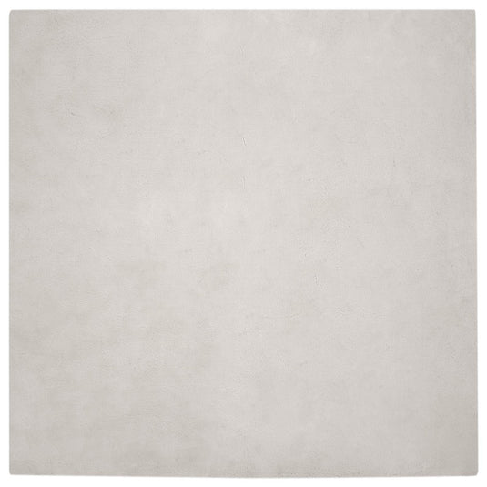 Vidaxl nep konijnenbont tapijt olite beige 120 x 120 cm polyester