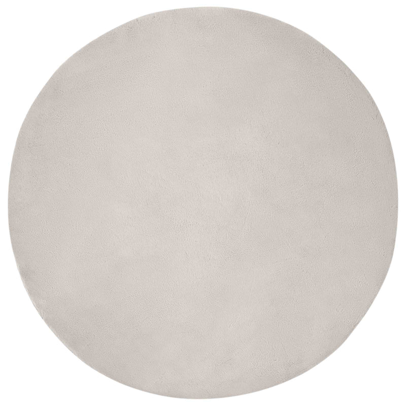 ギャラリービューアに画像をロードする, Vidaxl nep konijnenbont tapijt olite beige ø 200 cm polyester
