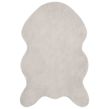 Vidaxl nep konijnenbont tapijt olite beige 50 x 80 cm polyester