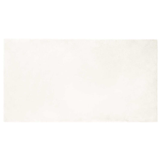 Vidaxl nep konijnenbont tapijt olite crème 60 x 110 cm polyester