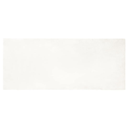 Vidaxl nep konijnenbont tapijt olite crème 80 x 200 cm polyester