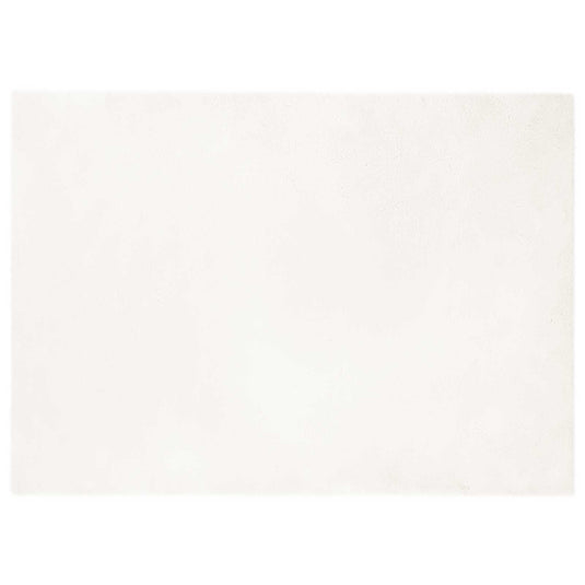 Vidaxl nep konijnenbont tapijt olite crème 200 x 280 cm polyester