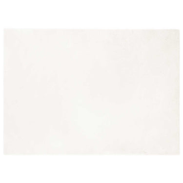 Vidaxl nep konijnenbont tapijt olite crème 240 x 340 cm polyester
