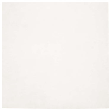 Vidaxl nep konijnenbont tapijt olite crème 160 x 160 cm polyester