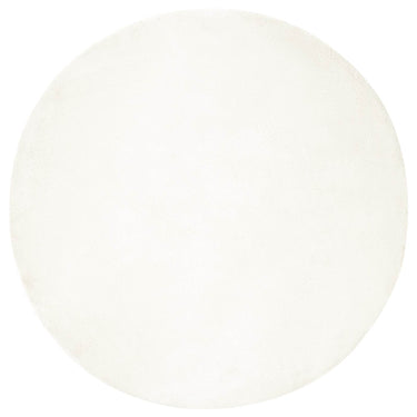 Vidaxl nep konijnenbont tapijt olite crème ø 160 cm polyester