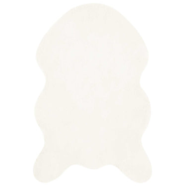 Vidaxl nep konijnenbont tapijt olite crème 60 x 90 cm polyester