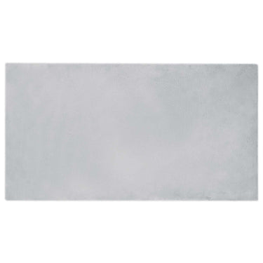 Vidaxl nep konijnenbont tapijt olite grijs 80 x 150 cm polyester