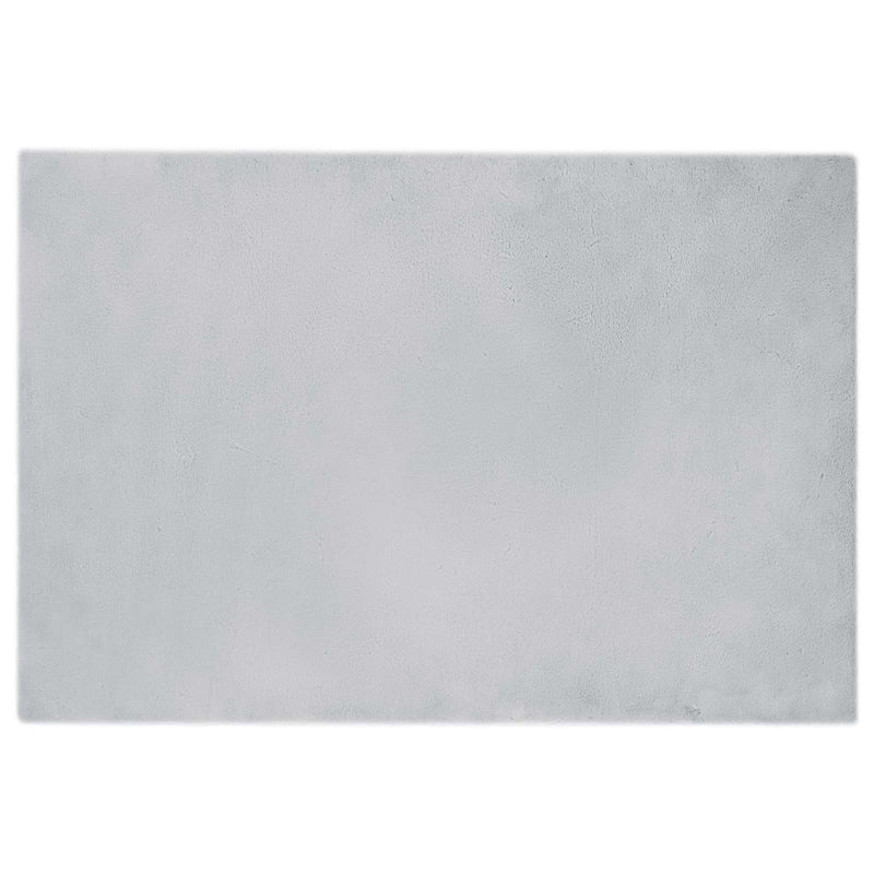 ギャラリービューアに画像をロードする, Vidaxl nep konijnenbont tapijt olite grijs 120 x 170 cm polyester
