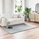 Vidaxl nep konijnenbont tapijt olite grijs 140 x 200 cm polyester