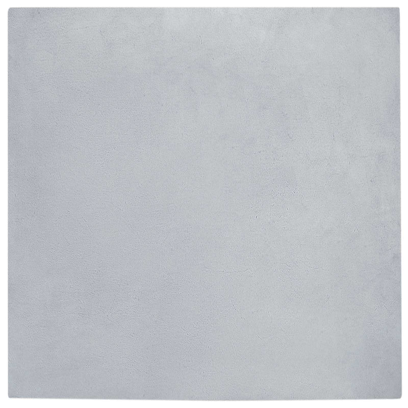Chargez l'image dans la visionneuse de la galerie, Vidaxl nep konijnenbont tapijt olite grijs 160 x 160 cm polyester
