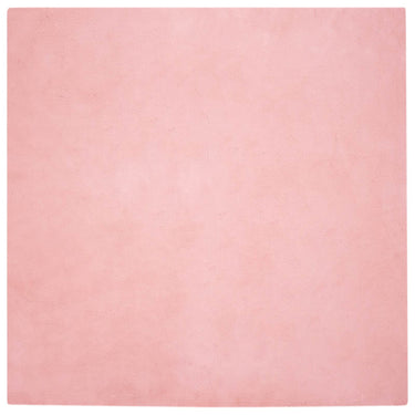 Vidaxl nep konijnenbont tapijt olite roze 160 x 160 cm polyester