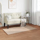 Vidaxl nep konijnenbont tapijt olite taupe 60 x 110 cm polyester