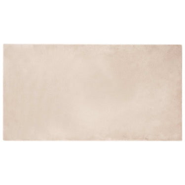 Vidaxl nep konijnenbont tapijt olite taupe 80 x 150 cm polyester