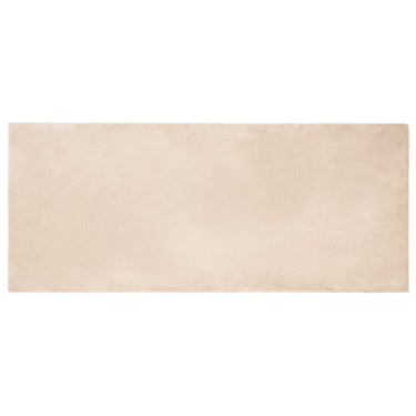 Vidaxl nep konijnenbont tapijt olite taupe 80 x 200 cm polyester