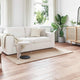 Vidaxl nep konijnenbont tapijt olite taupe 100 x 200 cm polyester
