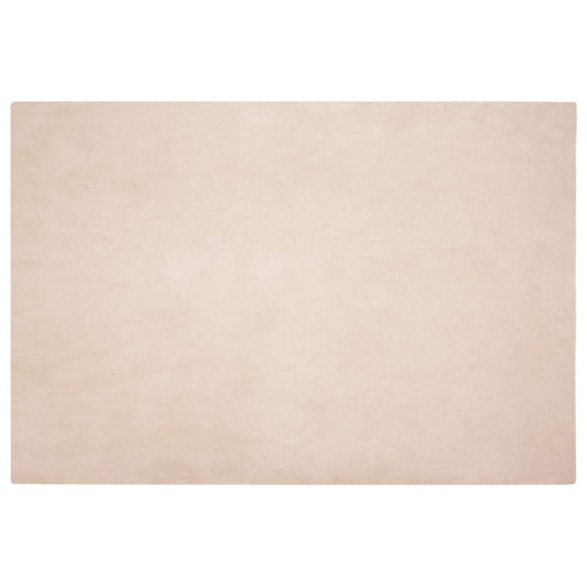 Vidaxl nep konijnenbont tapijt olite taupe 120 x 170 cm polyester