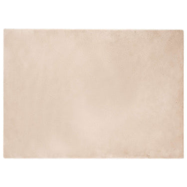 Vidaxl nep konijnenbont tapijt olite taupe 200 x 280 cm polyester