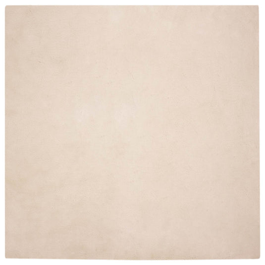 Vidaxl nep konijnenbont tapijt olite taupe 120 x 120 cm polyester