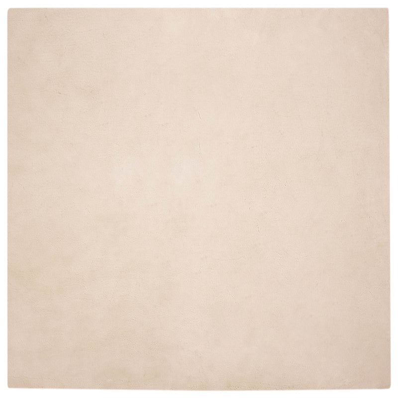 Afbeelding laden in galerijviewer, Vidaxl nep konijnenbont tapijt olite taupe 240 x 240 cm polyester
