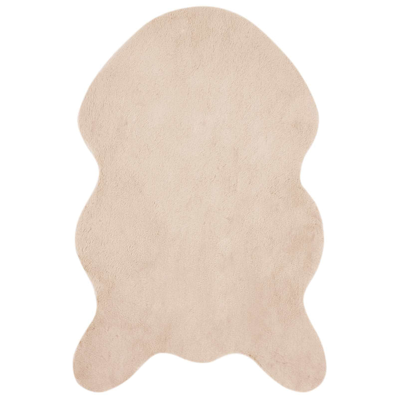 ギャラリービューアに画像をロードする, Vidaxl nep konijnenbont tapijt olite taupe 50 x 80 cm polyester
