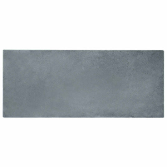 Vidaxl nep konijnenbont tapijt olite antraciet 100 x 200 cm polyester