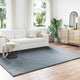 Vidaxl nep konijnenbont tapijt olite antraciet 240 x 340 cm polyester