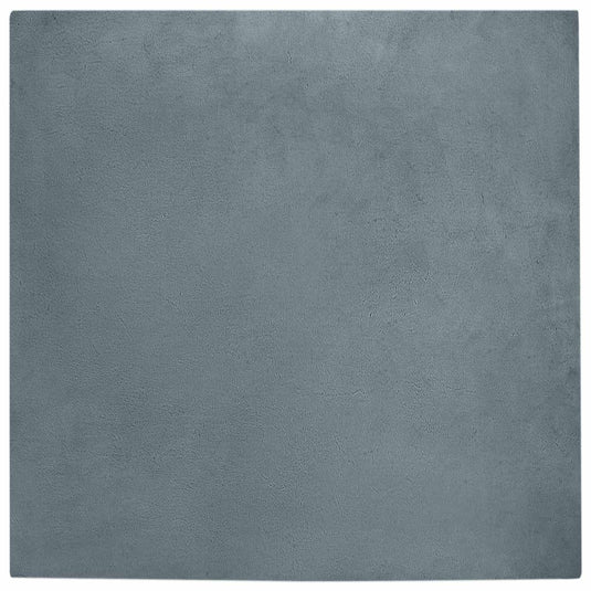 Vidaxl nep konijnenbont tapijt olite antraciet 120 x 120 cm polyester