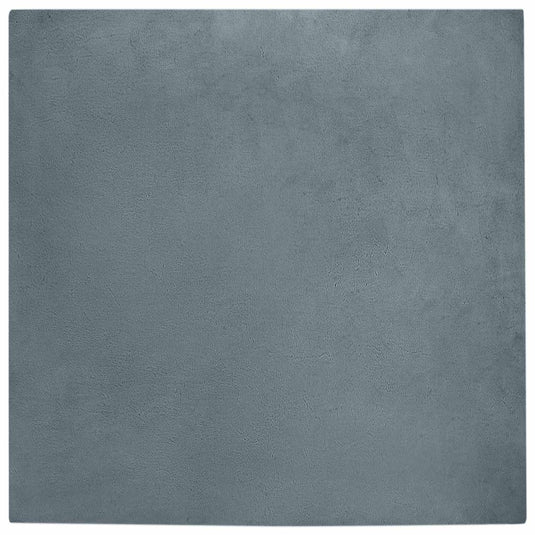 Vidaxl nep konijnenbont tapijt olite antraciet 240 x 240 cm polyester