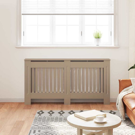 Vidaxl radiatorafdekking 2 st sonoma eiken 152 x 19 x 81,5 cm