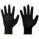 Vidaxl werkhandschoenen 12 pcs zwart 8 m polyester