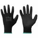 Vidaxl werkhandschoenen 12 pcs zwart 11 xxl polyester