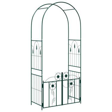 Vidaxl tuin boog met slot groen 102 x 50 x 218 cm