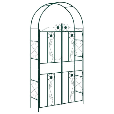 Vidaxl tuin boog effen groen 115 x 37 x 226 cm