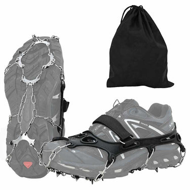 Vidaxl ijs-klemmen voor schoenen zwart l